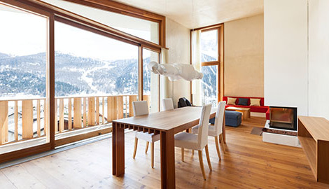 How to furnish a modern mountain chalet