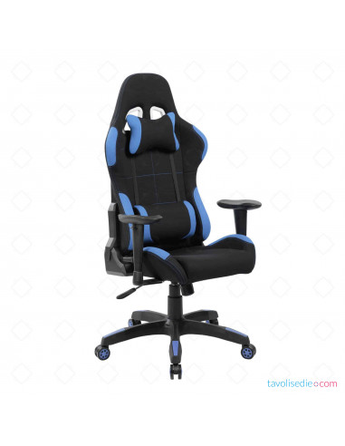 Indianapolis Gaming Armchair Adult - Black/Blue
