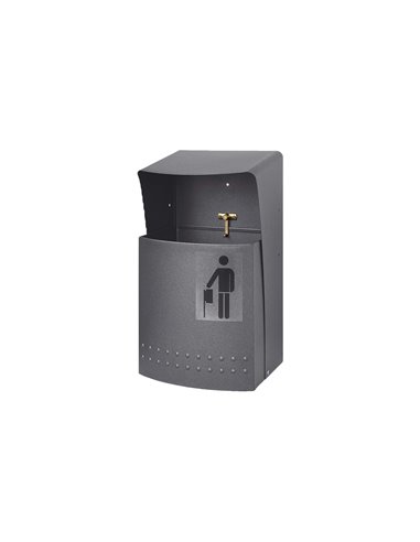 Wall Waste Bin With Folding Container - Lacquered