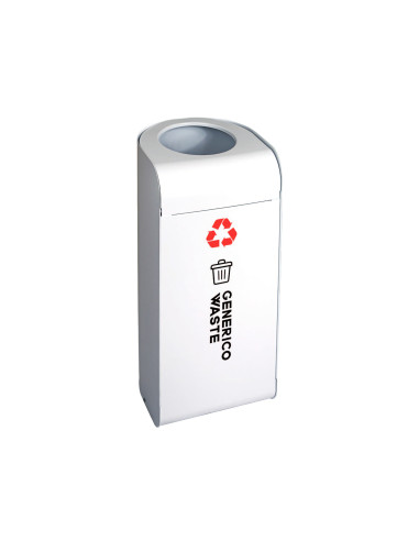 Zogno White Waste Collection Container
