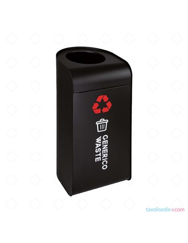 Zogno Black recycling container