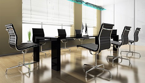 How to furnish a conference room: style and image