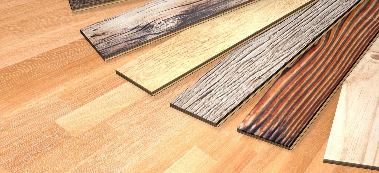 Floor and wall coverings: parquet