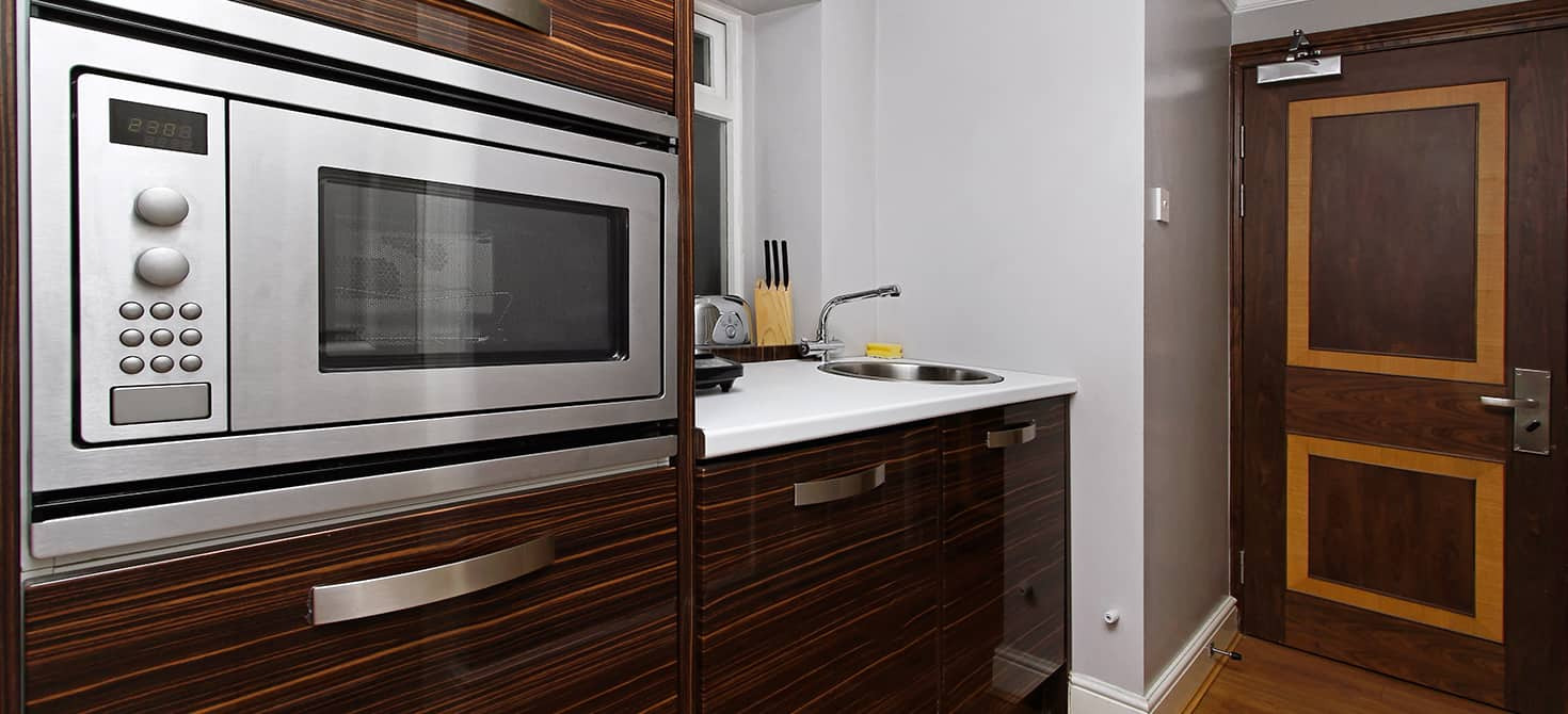 How to furnish a small and narrow rectangular kitchen?