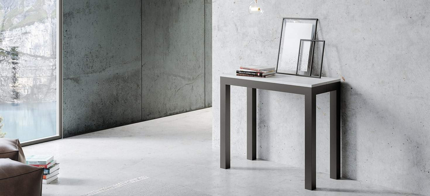 Extendable console table, the space-saving style solution